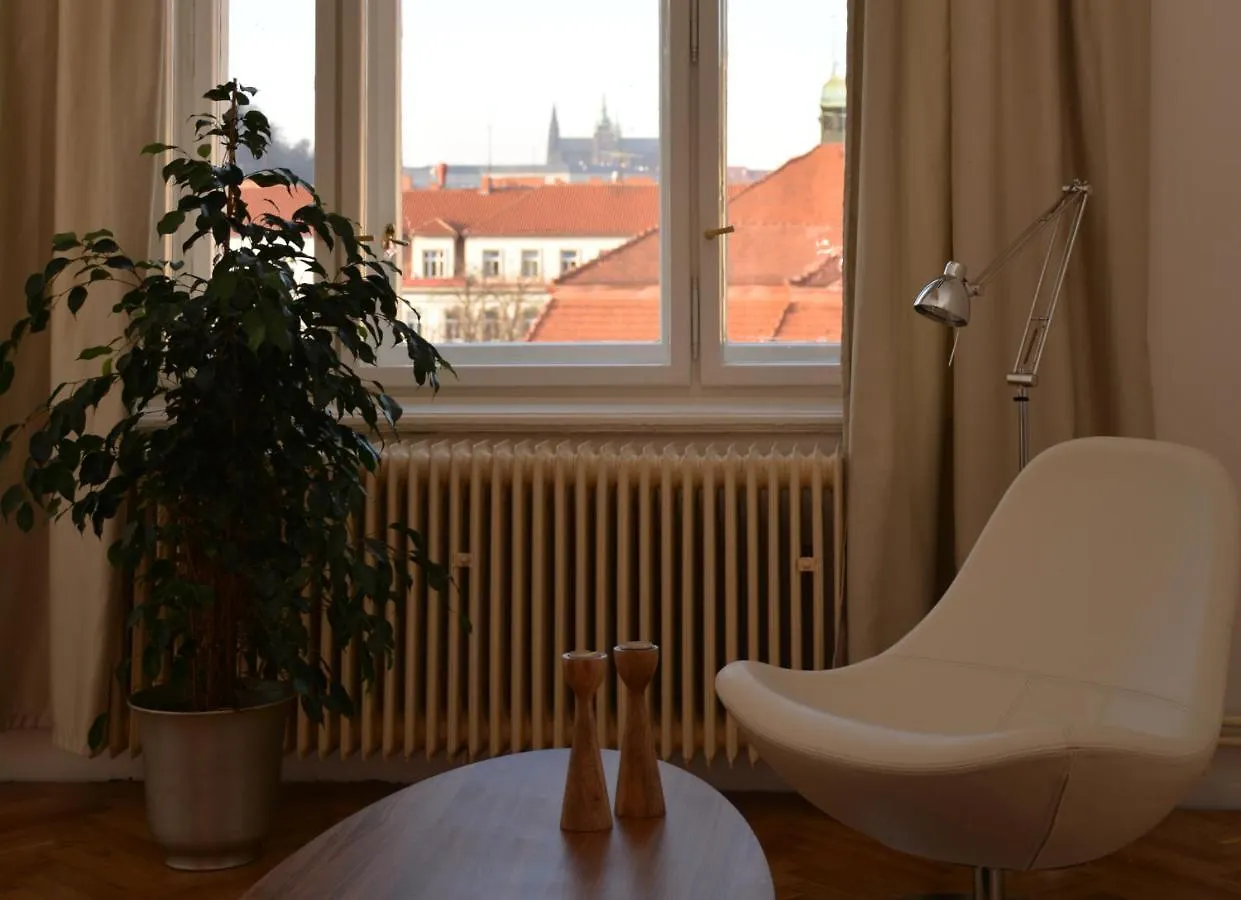 Апартаменты Beautiful View On The Prague Castle Close To The Centre